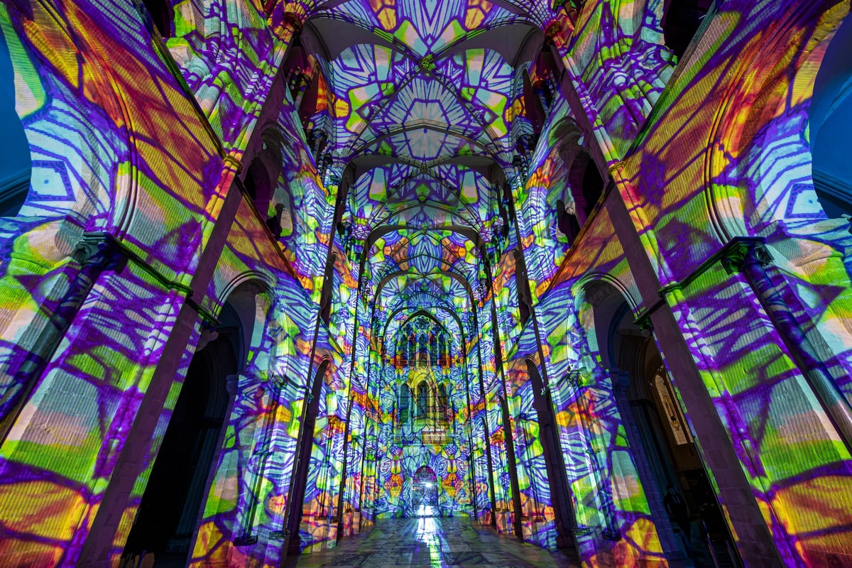 Chichester Cathedral unveils spectacular new Light Experience for October Half Term