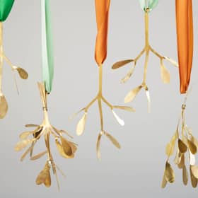 Mistletoe decorations by Samantha English