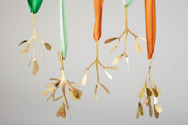 Mistletoe decorations by Samantha English