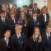 7E at Felpham Community College with their Tutor Group Trophy 
