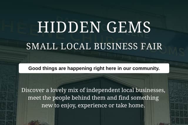 Hidden Gems will bring together independent local businesses at Heene Church Rooms in Worthing on Saturday 21 November.