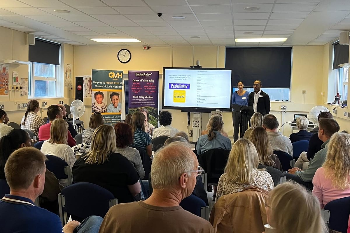 Support, advice and shared experiences take centre stage at QVH's facial palsy event