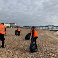 Offenders work to clear Eastbourne beach of harmful plastics
