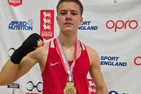 Emilio Shehu, from Eastbourne, crowned an England Boxing National Champion
