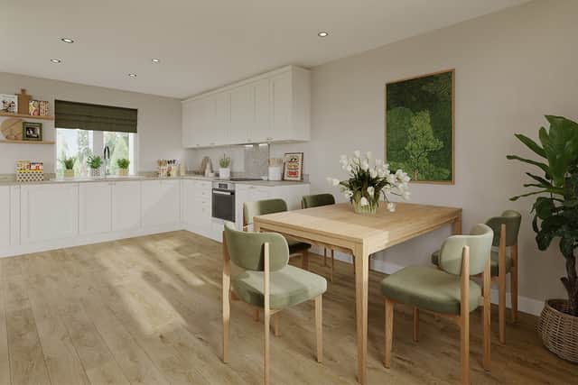 Interior view of new home at Tapestry