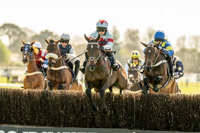 Jump racing at Fontwell