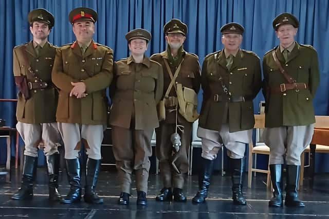 The cast of WLT's Blackadder Goes Forth