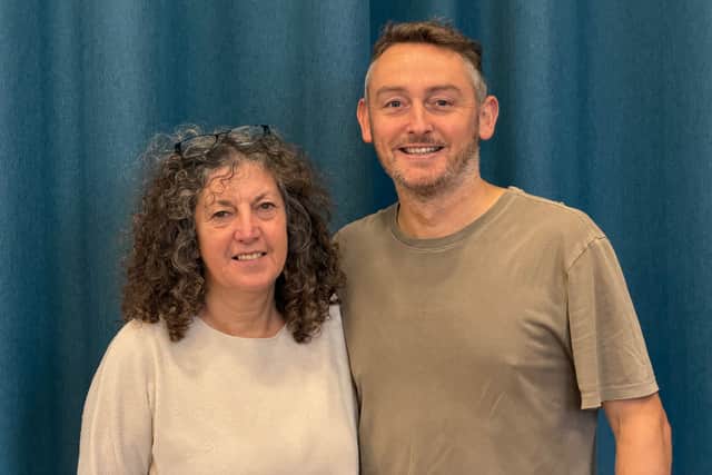 Matt reunited with Janet Murray-Brown
