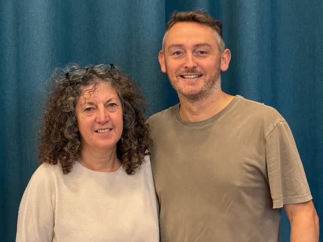 Matt reunited with Janet Murray-Brown