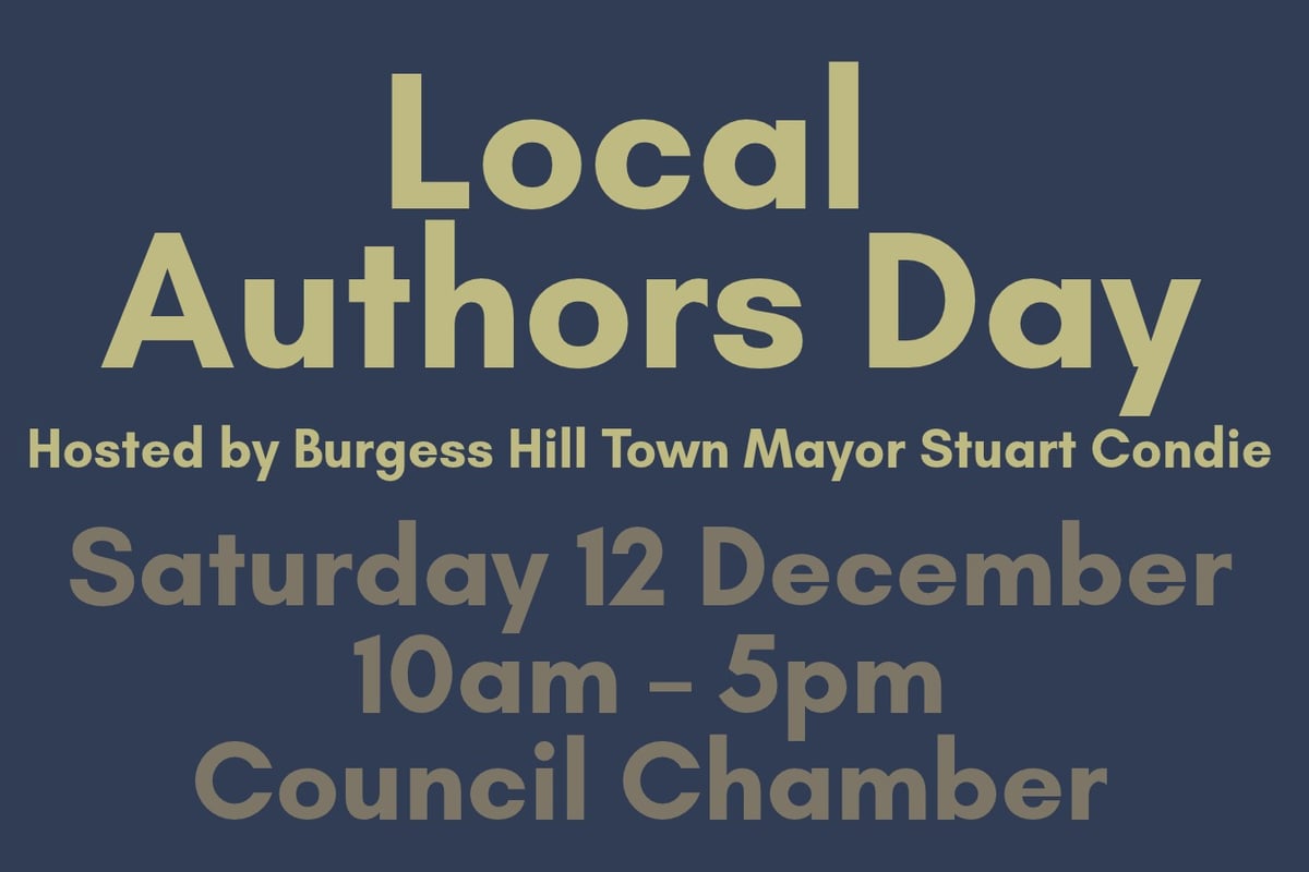 Local Authors Day to take place in Burgess Hill