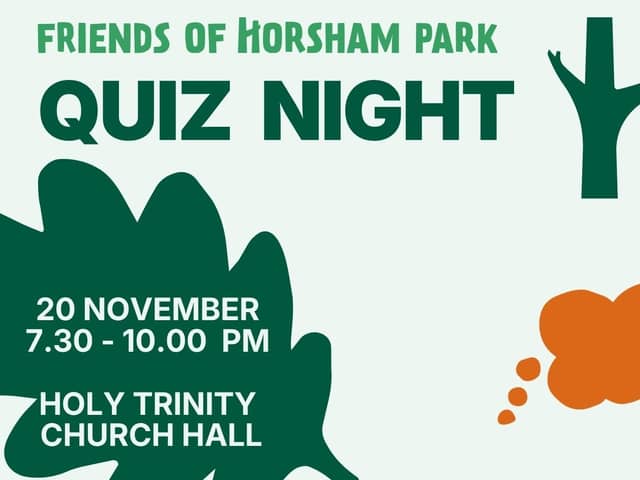 The Friends of Horsham Park Quiz Night is back! 