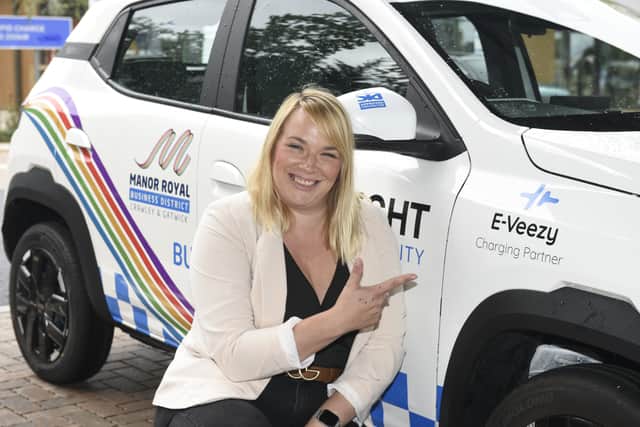 E-Veezy new Manor Royal BID charging partners
