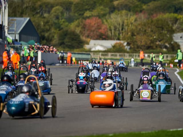       130 teams from around the world take to the iconic Goodwood motor circuit                         