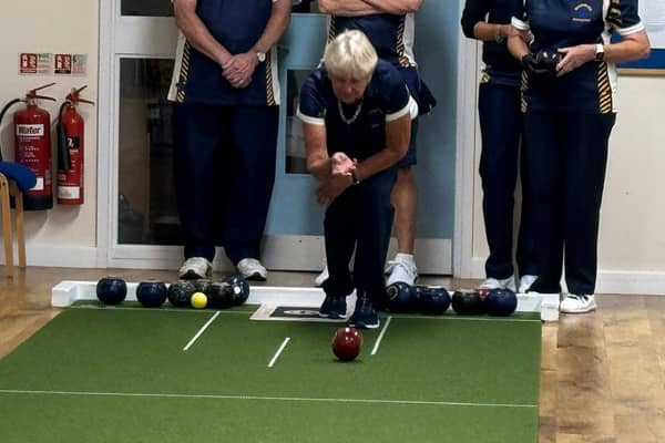 Ali Hilton-Childes helping Horsham Lions to victory against Horley Ravens