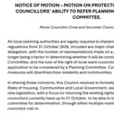 The motion tabled at last week's Crawley Borough Council Full Council meeting