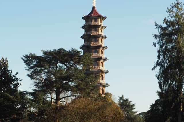 The 18th century 'Great Pagoda' at Kew.