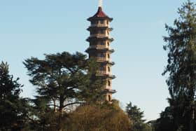 The 18th century 'Great Pagoda' at Kew.