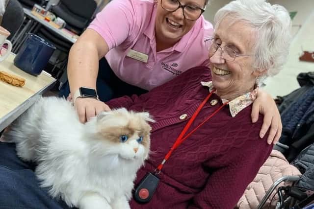 Lisa - Co-Ordinator with Jean a resident 