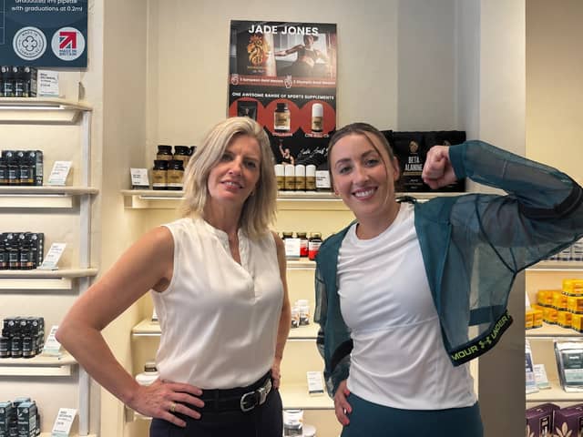 Lisa McWilliams and Jade Jones