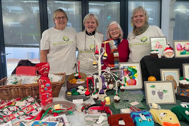 Hand-made items sold by SGL volunteers