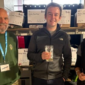 Tom Rutland MP at the Worthing Beer Festival