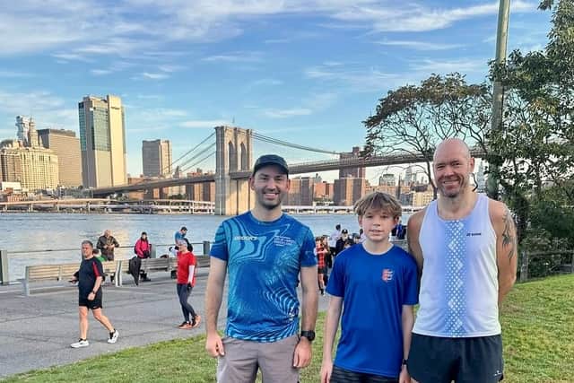 Henry Fryzer, Freddie White & Colin White in New York, USA