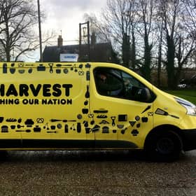 Spot UKHarvest's van on the road, collecting surplus food and making it accessible across West Sussex.