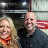 Mims Davies MP joins annual Adam Dabell Memorial Football match between Sackville and Imberhorne Schools