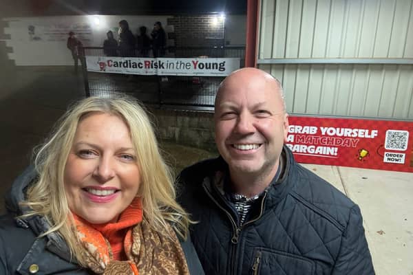 Mims Davies MP joins annual Adam Dabell Memorial Football match between Sackville and Imberhorne Schools