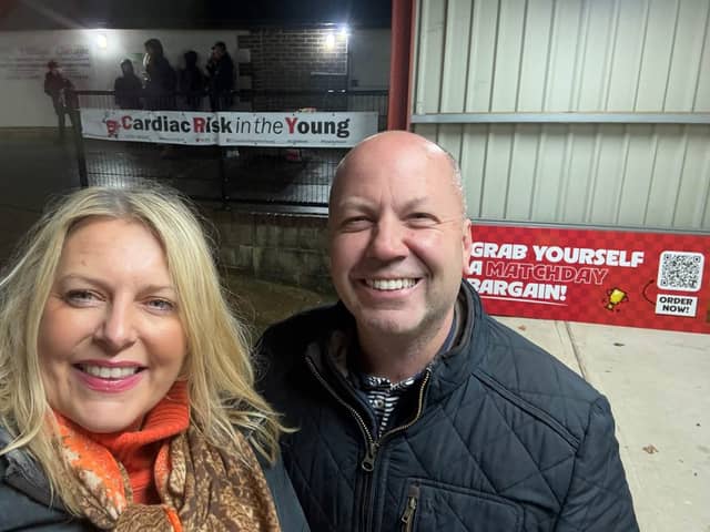 Mims Davies MP joins annual Adam Dabell Memorial Football match between Sackville and Imberhorne Schools