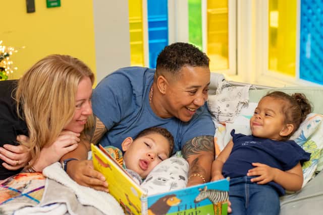 Kai and his family had precious time together at Chestnut Tree House, thanks to the generosity of our local communities.