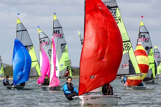 Feva and Ilca Chichester Harbour Series