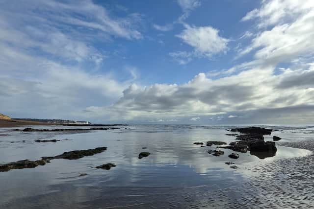 Beautiful beach walk at Galley Hill, before the Storms!!