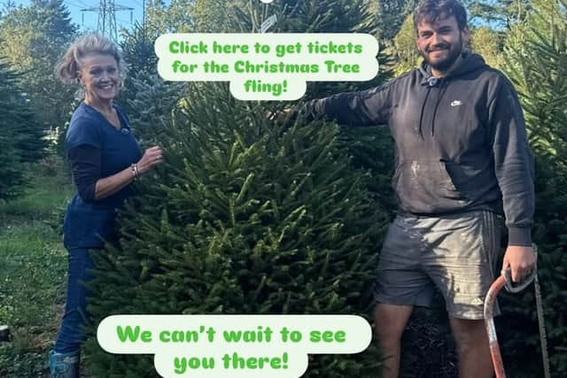 Catsfield Christmas Tree Farm present The 6th Annual Sussex Christmas Tree Fling Championships Saturday 7th November from 1pm- 5pm