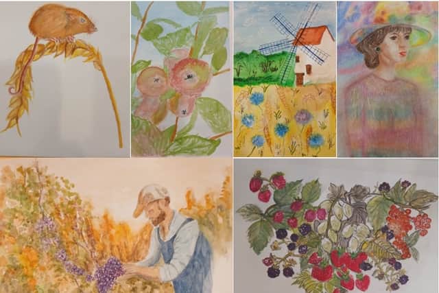 Heathfield u3a Art Group celebrate Harvest