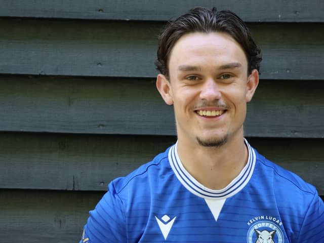 Right back Luke Harrison was up in attack in stoppage time to score Roffey's winner.