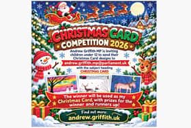 Poster for Andrew Griffith MP's Christmas Card competition 