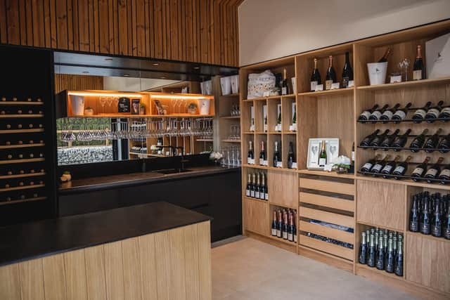 The new Cellar Door & Tasting Room at Roebuck Estates, near Petworth