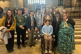 Jess with young people taking part in her Insights Day