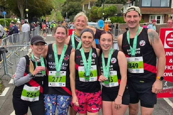 Hailsham Harriers show true grit at Stormy Beachy Head Weekend!