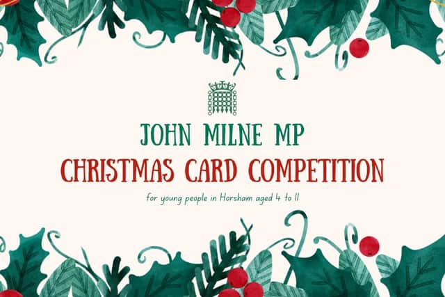 Horsham MP Christmas Card Competition open for submissions.