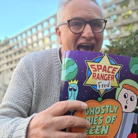 Matt Newnham and his Book Space Ranger Fred and the Ghostly Cries of Een