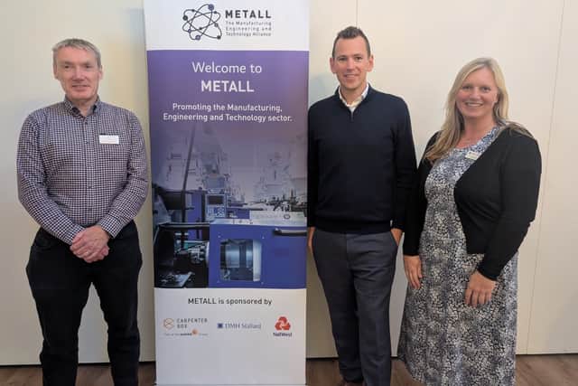 Event sponsors: Tony Summers from Carpenter Box, Andrew Kettle from NatWest and Debbie Venn from DMH Stallard