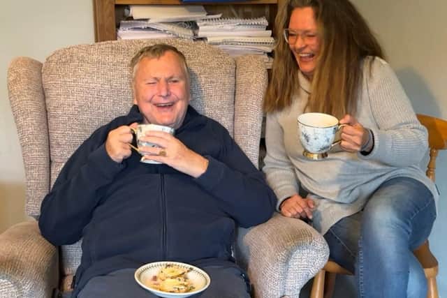 David and volunteer befriender Suzi became great friends within minutes of meeting through Guild Care's Befriending service