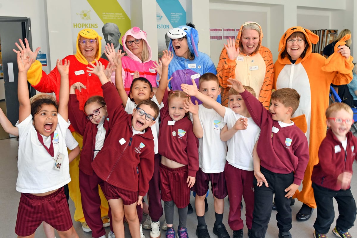 Eastbourne care home residents share Winnie the Pooh magic with young friends
