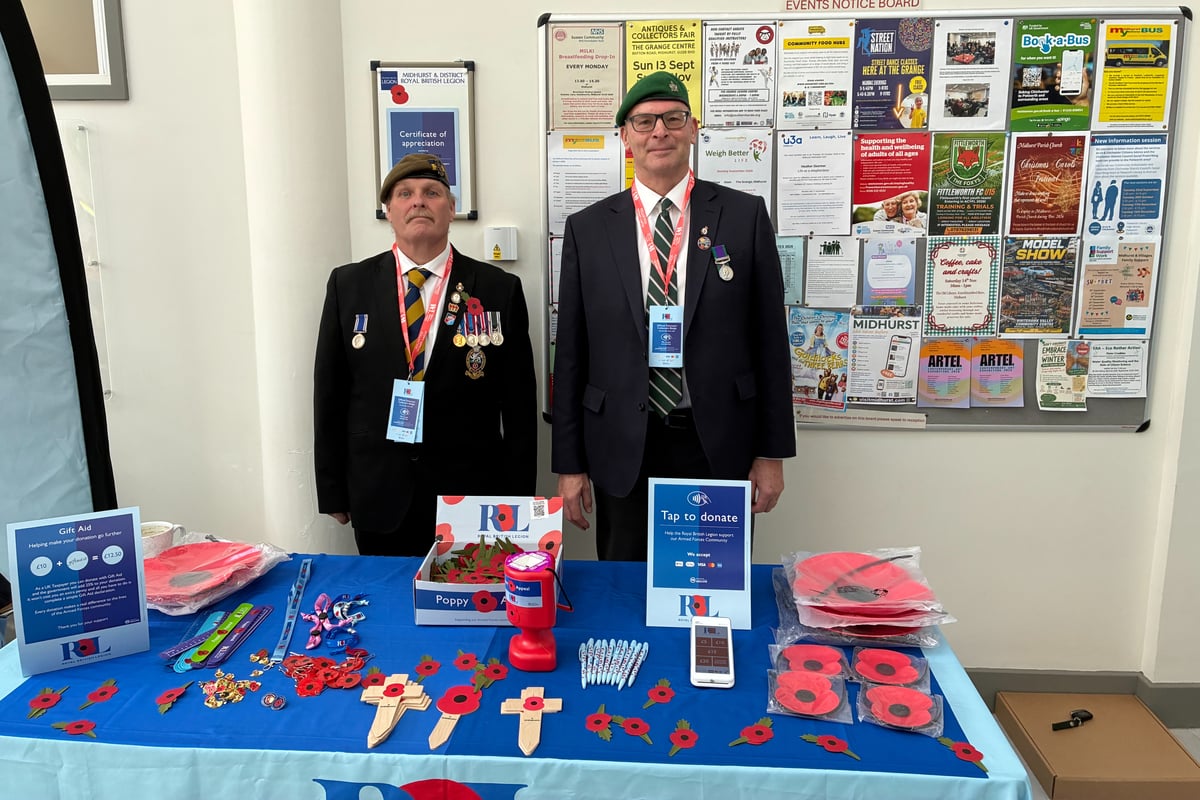 The Grange Leisure Centre and Royal British Legion’s Midhurst & District Branch announce partnership supporting Armed Forces community