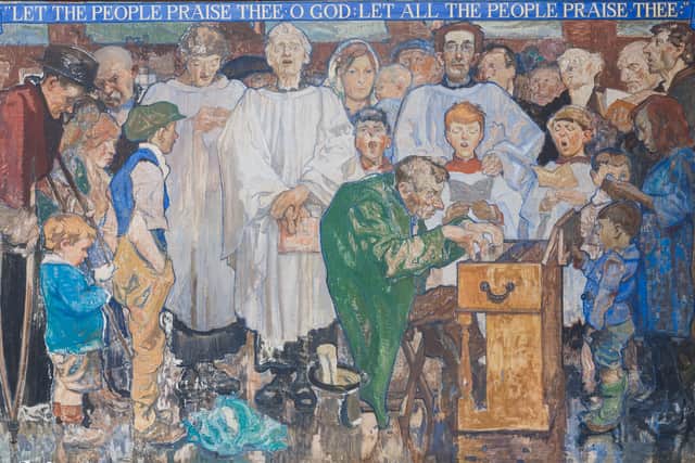 Panel in the Chapel of Christ's Hospital, by Frank Brangwyn