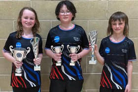 Gabriel Church, Liam Higgins and Raphael Church (Photo from the Sussex Closed County Championships in June)