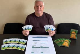 Nick eager with Between the Wickets, the cricket card game he created, now ready to share with cricket fans.