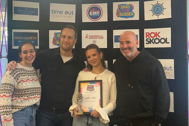 Millie with Tom Lou and Jack